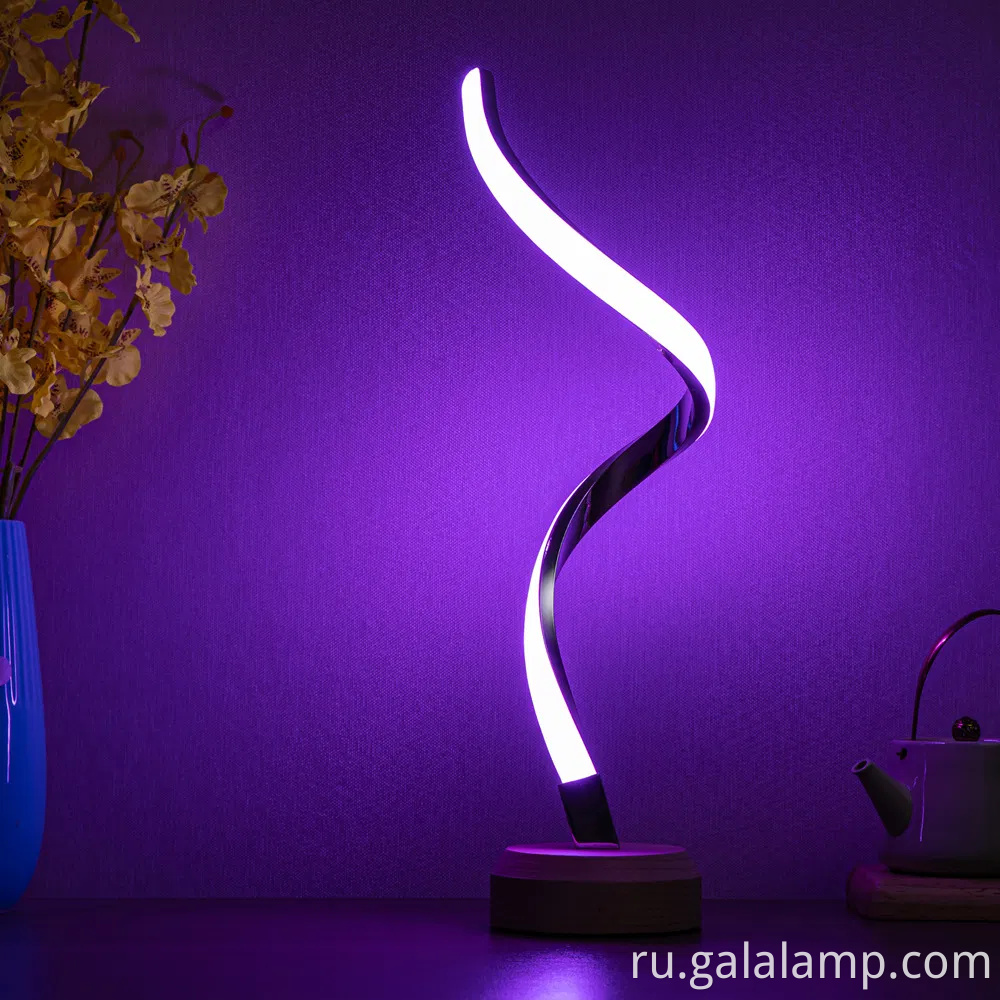 RGB красочная светодиодная ночная лампа настольной лампы лампы